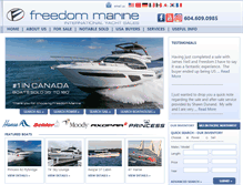 Tablet Screenshot of boatingfreedom.com